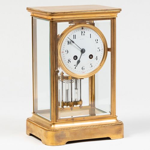 TIFFANY & CO. FRENCH BRASS MANTEL
