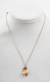 TIFFANY & CO GEHRY 18K ROSE GO