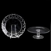TIFFANY & CO., GLASS CAKE STAN
