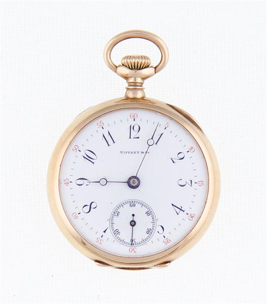 Tiffany & Co gold case pendant