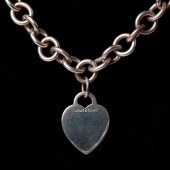 TIFFANY & CO HEART CHAIN NECKL