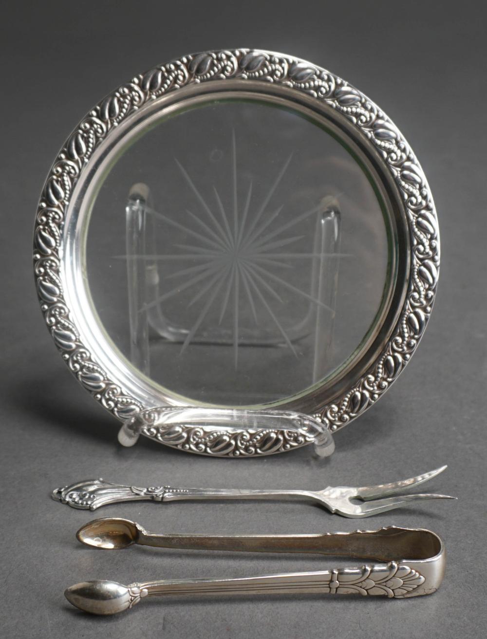 TIFFANY & CO ‘PALMETTE’ SUGAR TONG,