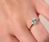 TIFFANY & CO PLATINUM 18K YG D