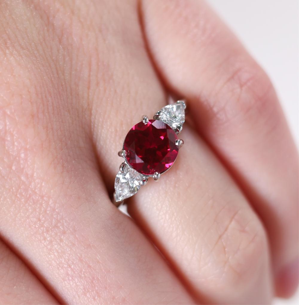 TIFFANY & CO PLATINUM RUBY &