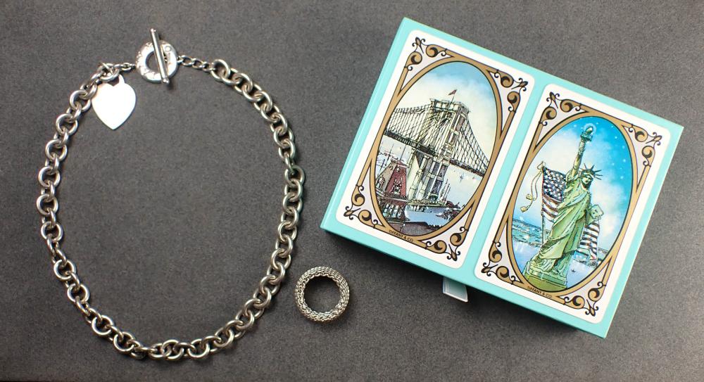 TIFFANY & CO. RING, NECKLACE AND