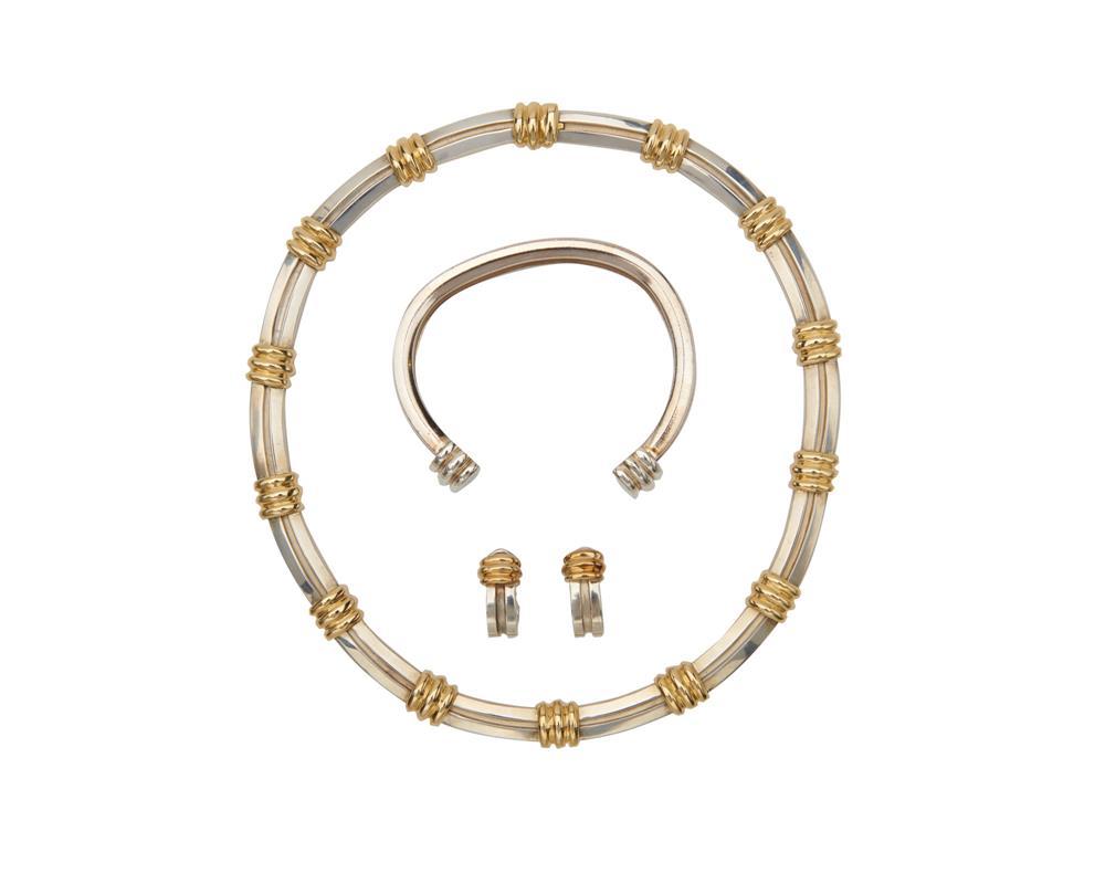 TIFFANY & CO. SILVER AND 18K GOLD