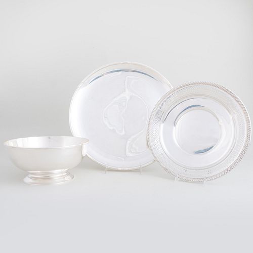 TIFFANY & CO. SILVER BOWL AND TWO