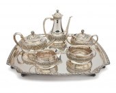 TIFFANY & CO. SILVER FIVE PIEC