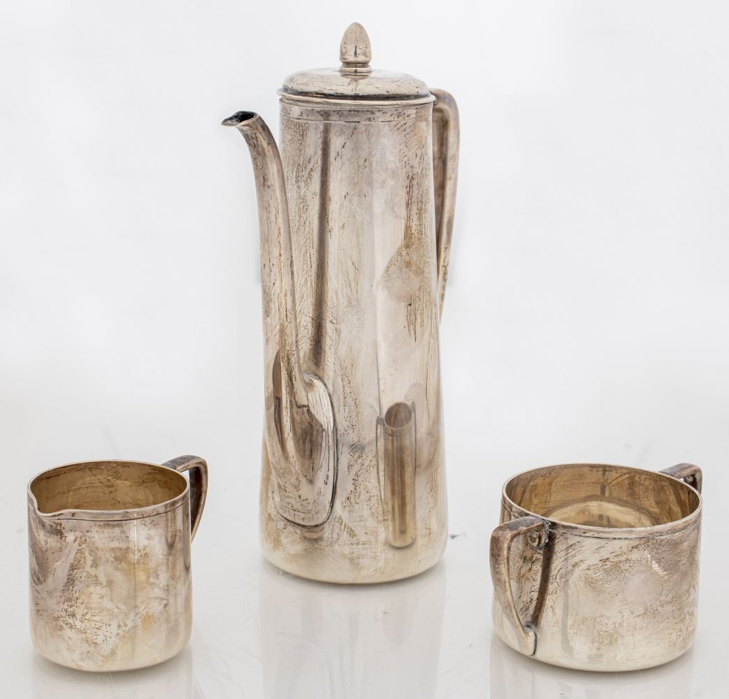 TIFFANY & CO. SILVER TEA SERVICE, 3