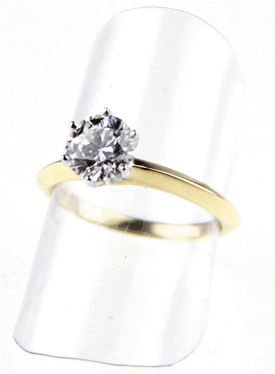 Tiffany & Co solitaire diamond ring