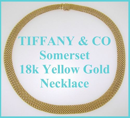 TIFFANY & CO SOMERSET 18K YELLOW