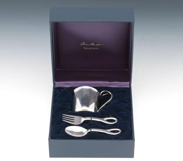 TIFFANY & CO. STERLING BABY SET