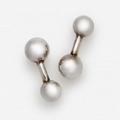 TIFFANY & CO STERLING BARBELL