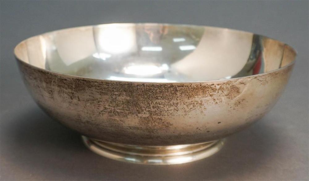 TIFFANY & CO. STERLING BOWL, D:
