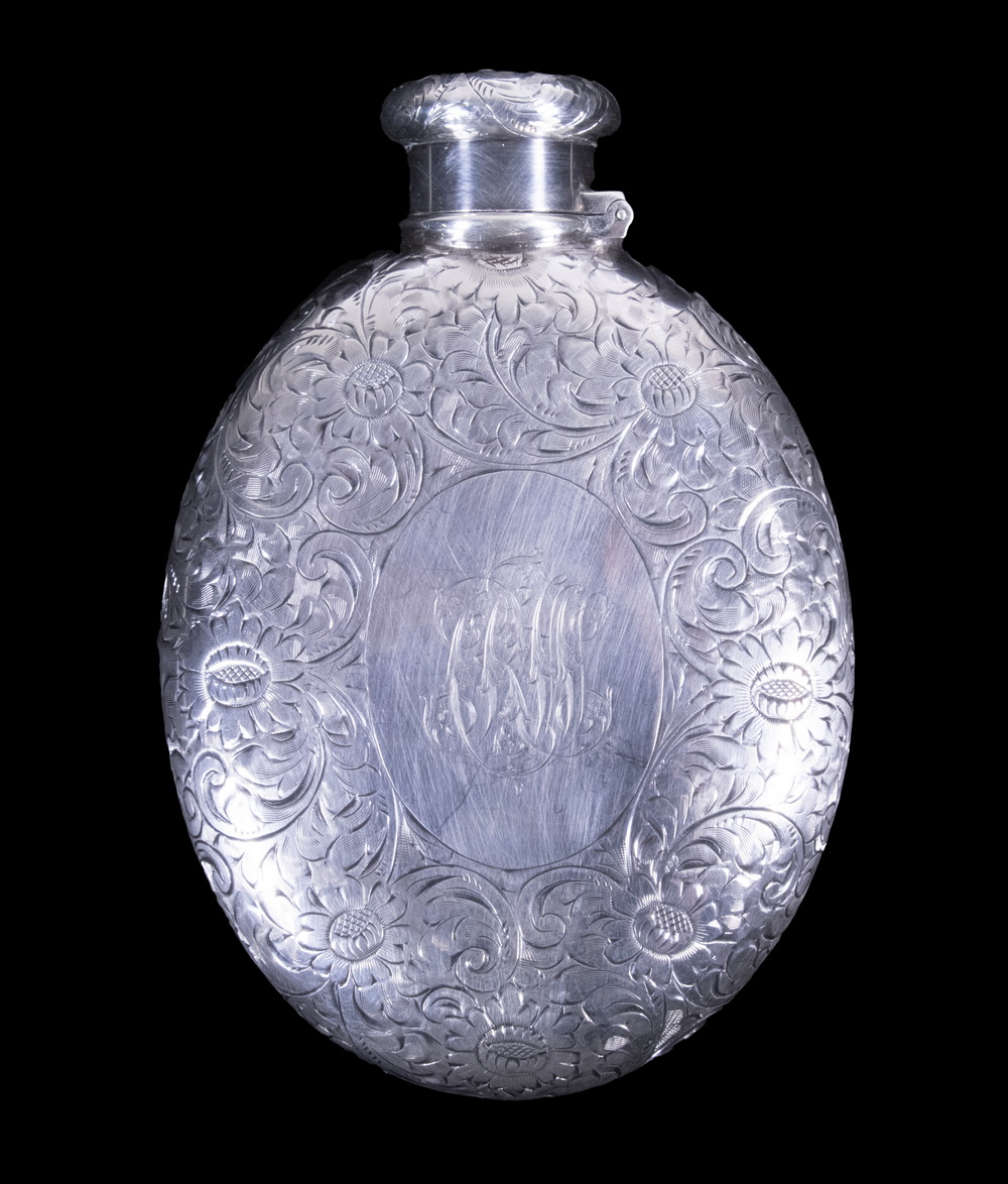 TIFFANY & CO. STERLING FLASK