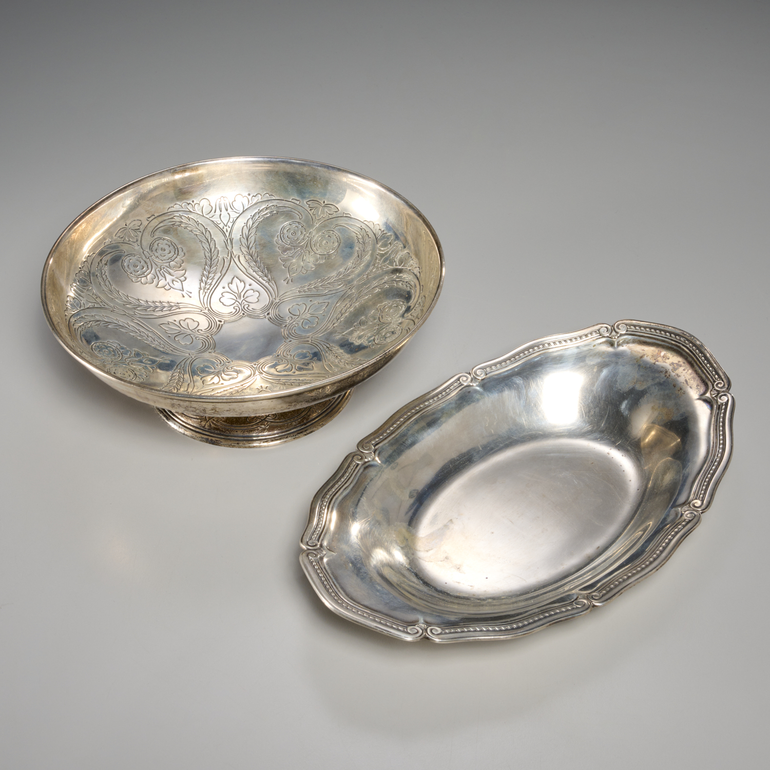 TIFFANY & CO. STERLING FOOTED
