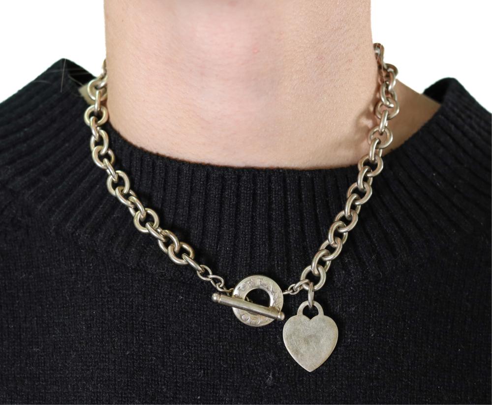 TIFFANY & CO STERLING HEART TAG