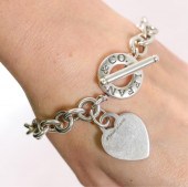 TIFFANY & CO STERLING HEART TA