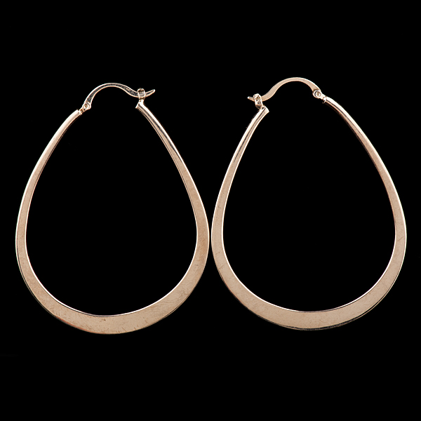 Tiffany & Co Sterling Hoop Earrings