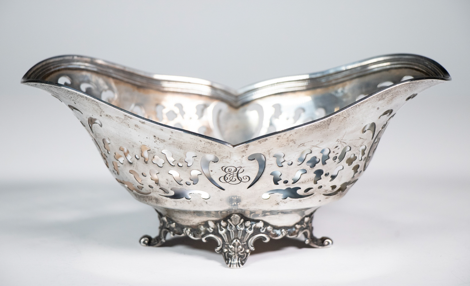 TIFFANY & CO. STERLING PIERCED BOWL