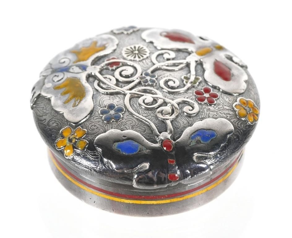 TIFFANY & CO STERLING PILL BOX,