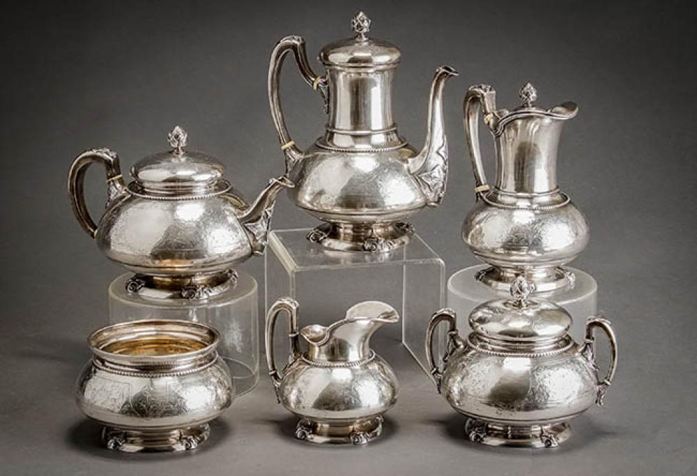 TIFFANY & CO. STERLING SIX-PIECE