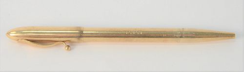 TIFFANY & COMPANY 14 KARAT GOLD PEN