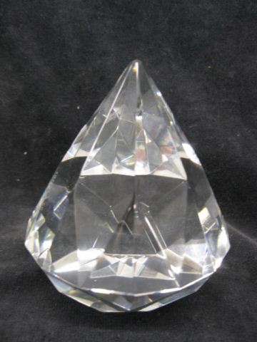 Tiffany Cut Crystal Paperweight