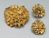 Tiffany diamond brooch and mat