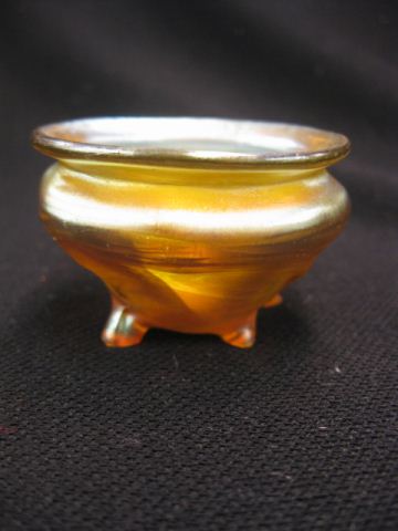 Tiffany Favrile Art Glass Salt