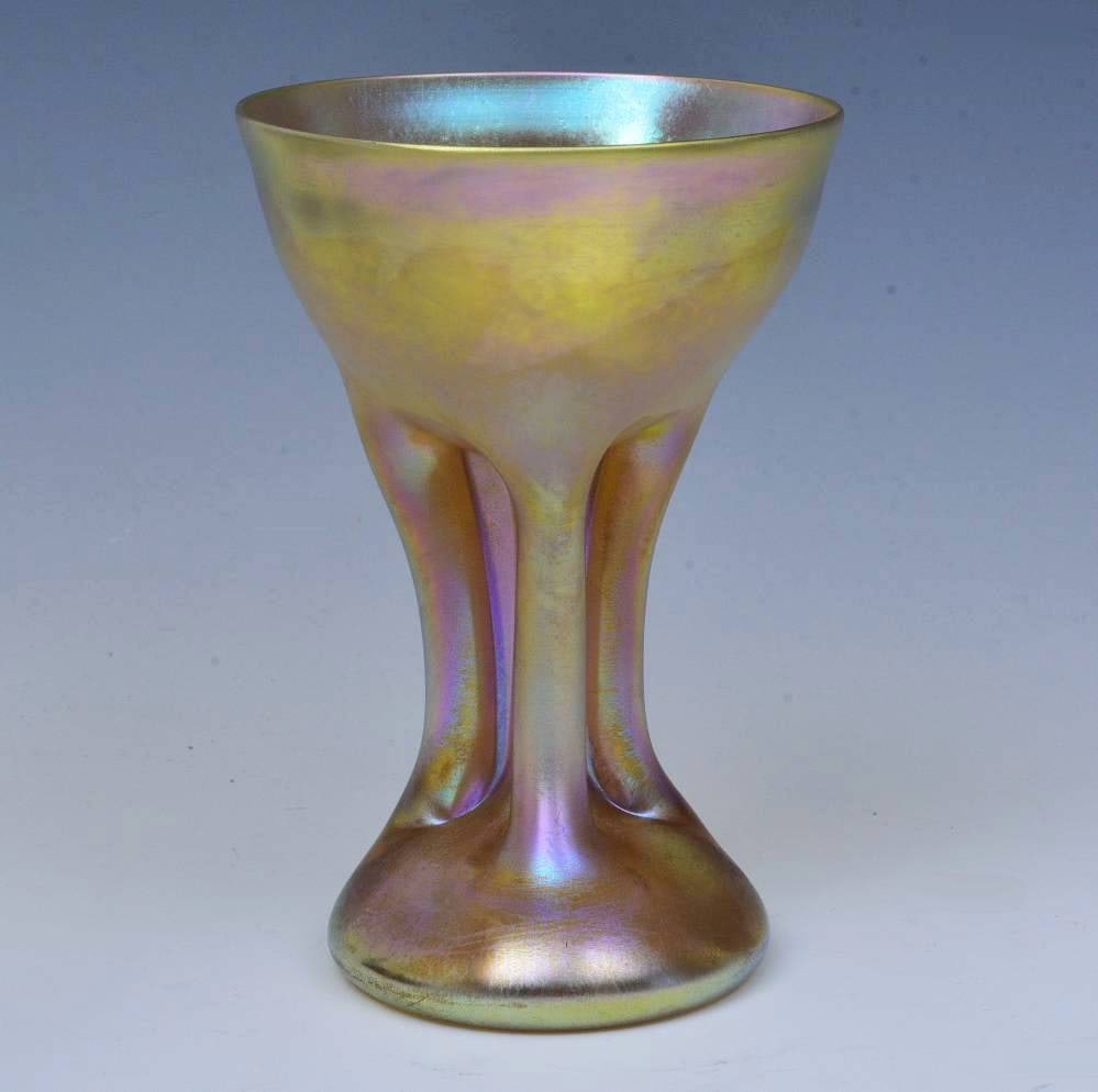 TIFFANY FAVRILE CHAMPAGNE FLUTE