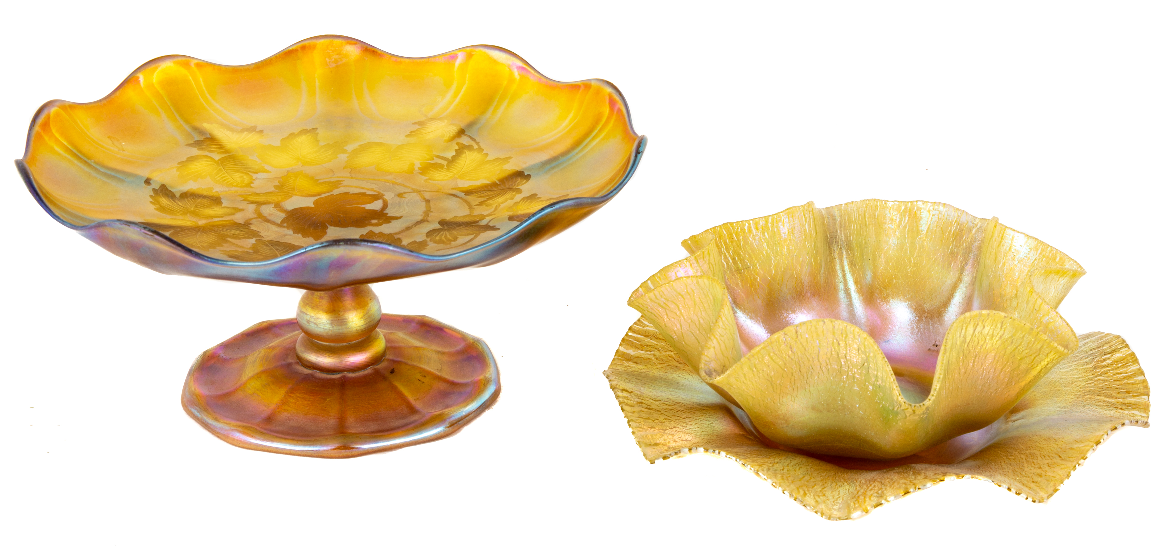 TIFFANY FAVRILE COMPOTE, FINGER