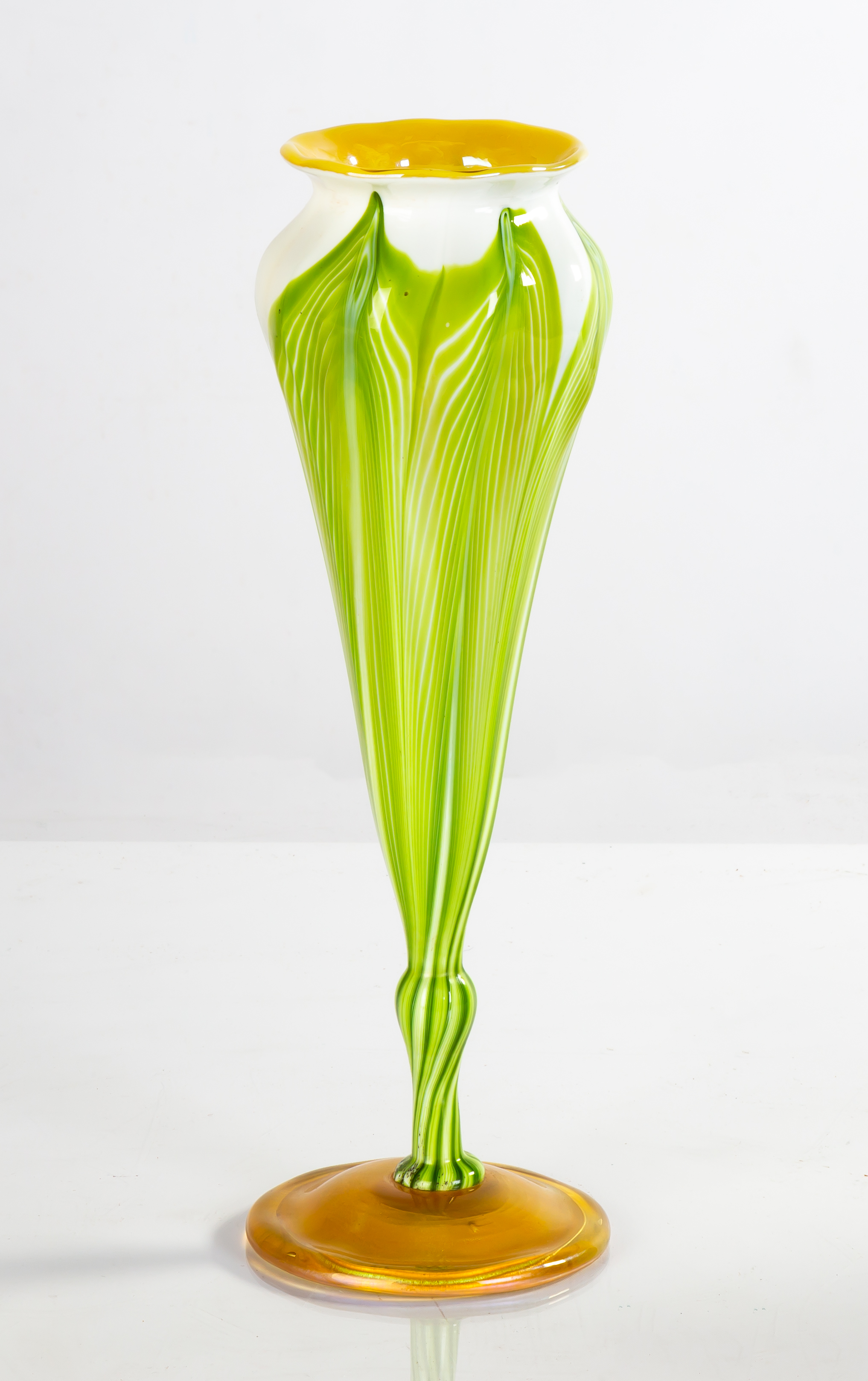 TIFFANY FAVRILE FLORIFORM VASE