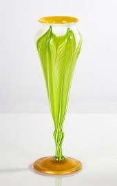 TIFFANY FAVRILE FLORIFORM VASE