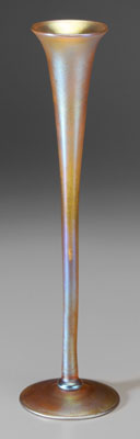 Tiffany Favrile Footed Vase New
