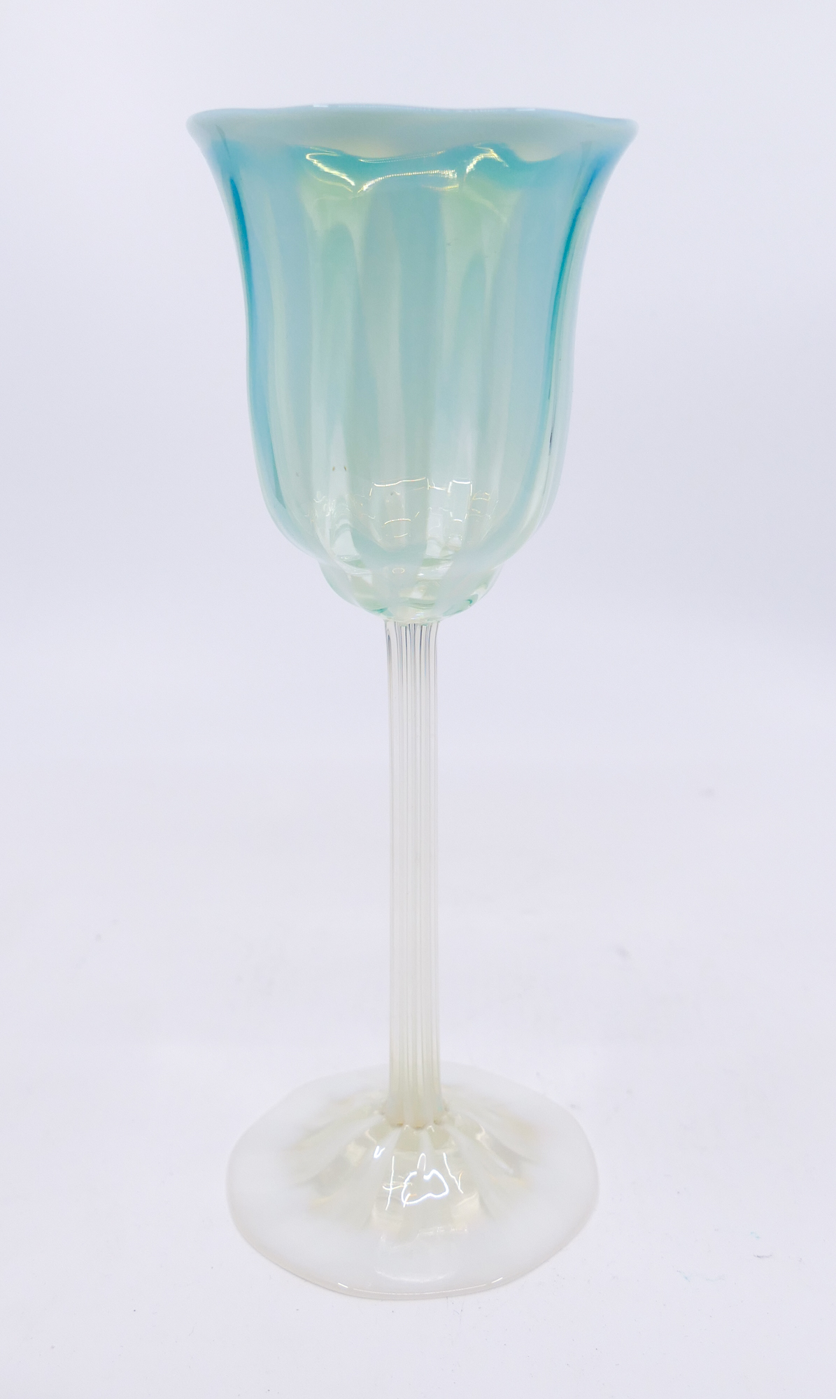 Tiffany Favrile Glass Aqua Pastel