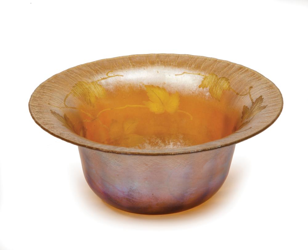 TIFFANY FAVRILE GLASS BOWLTiffany