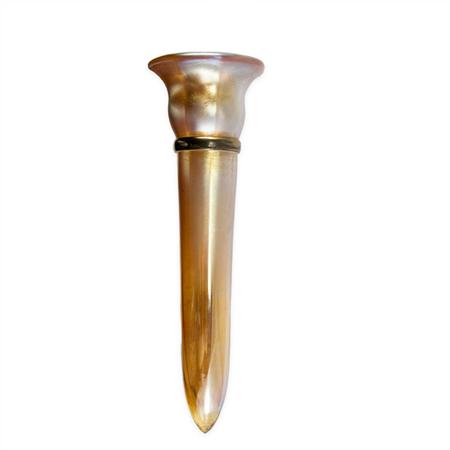 Tiffany Favrile Glass Bud Vase 	 