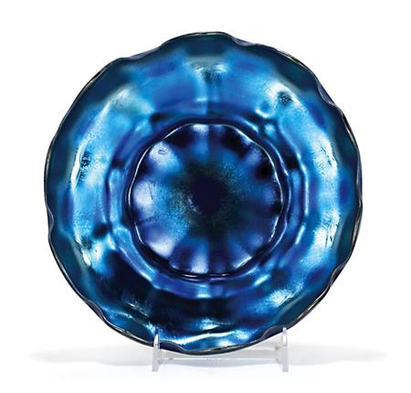 Tiffany Favrile Glass Center Bowl