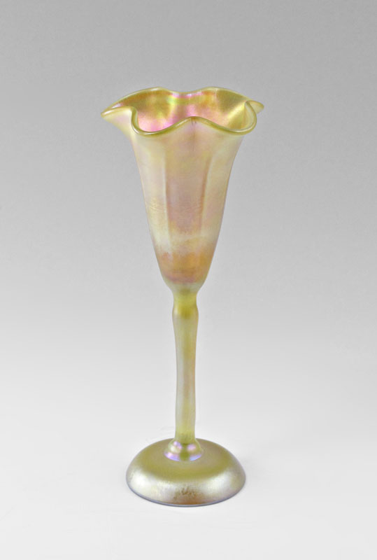 TIFFANY FAVRILE GLASS CHALICE: