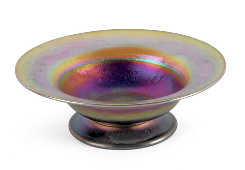 Tiffany Favrile glass gold