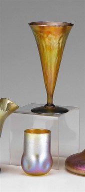 Tiffany Favrile glass small va