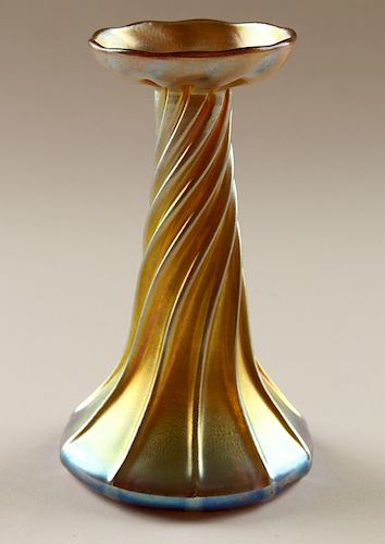 TIFFANY FAVRILE GLASS VASE