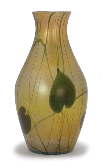Tiffany Favrile Glass Vase 	 