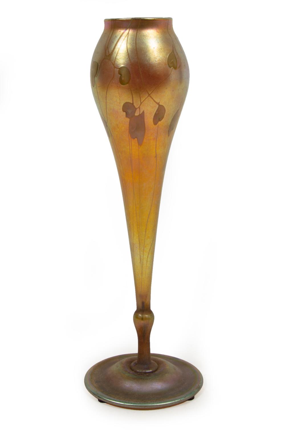 TIFFANY FAVRILE GLASS VASETiffany