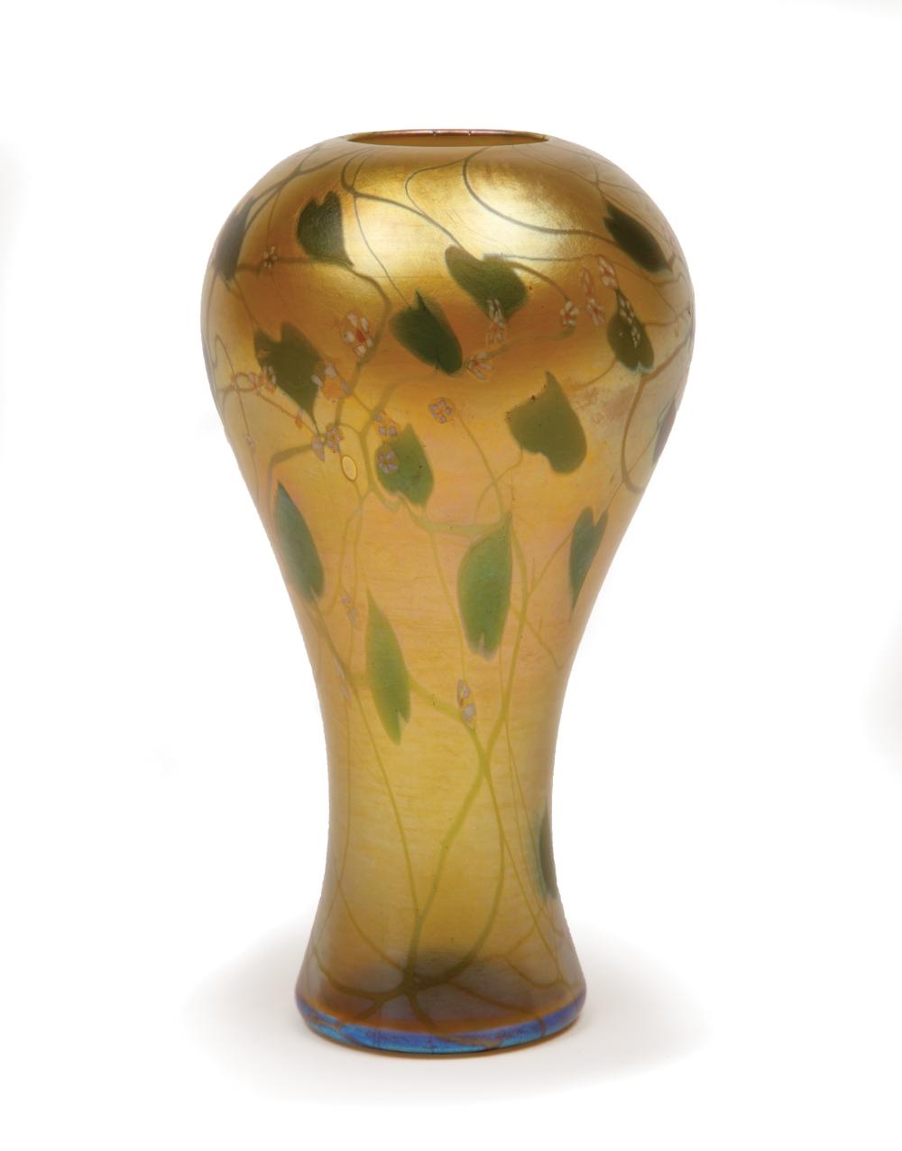 TIFFANY FAVRILE GLASS VASETiffany