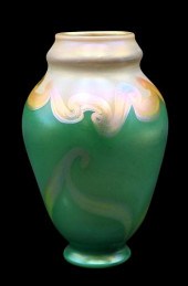 TIFFANY FAVRILE GLASS VASETiff