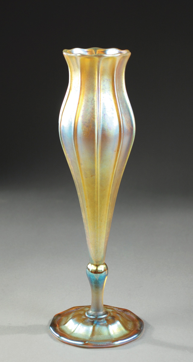 TIFFANY FAVRILE GOLD ART GLASS