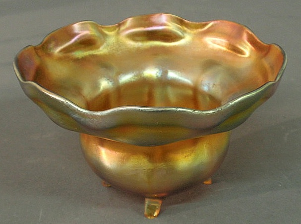 Tiffany Favrile iridescent glass