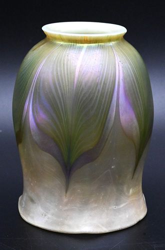 TIFFANY FAVRILE SHADE, ART GLASS
